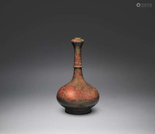 Han Dynasty A bronze garlic-head vase