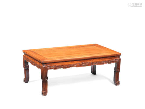 19th century A huanghuali low table, Kang