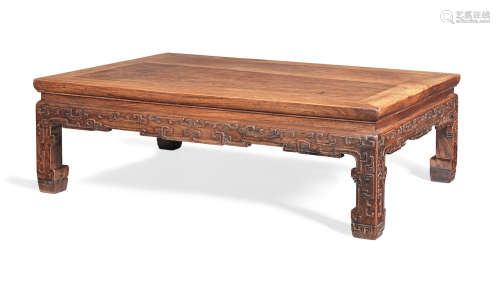 17th century  A rare huanghuali low table, Kang