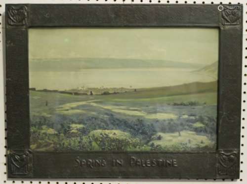 After Stanley Inchbold - 'Spring in Palestine', early 20th century colour print, 35.5cm x 53.5cm,