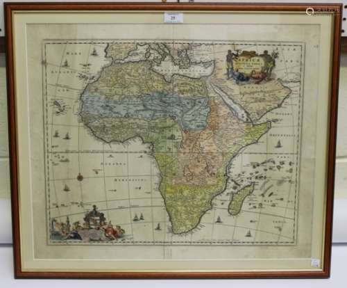Nicolaes Visscher - 'Africae Accurata Tabula ex officina Nic. Visscher' (Map of the African