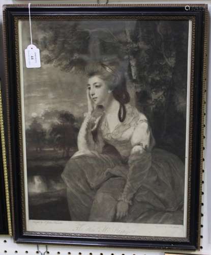 John Raphael Smith, after Joshua Reynolds - 'The Hon. Mrs Stanhope', mezzotint, published by Smith