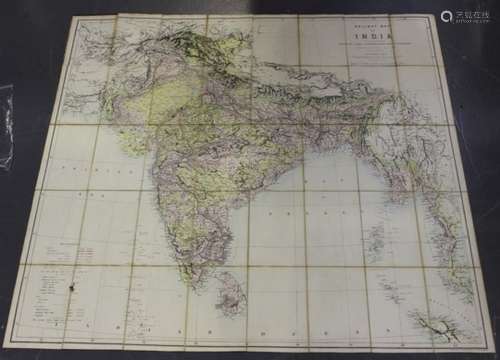 Surveyor General's Office (publisher) - 'Railway Map of India Shewing Lines Constructed and in