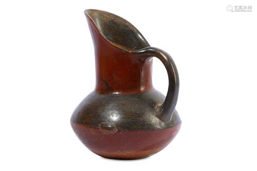 AN AZTEC POTTERY PITCHER