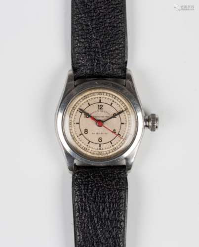 A Rolex Oyster Chronometre Scientific stainless steel cased wristwatch, circa 1939, with signed