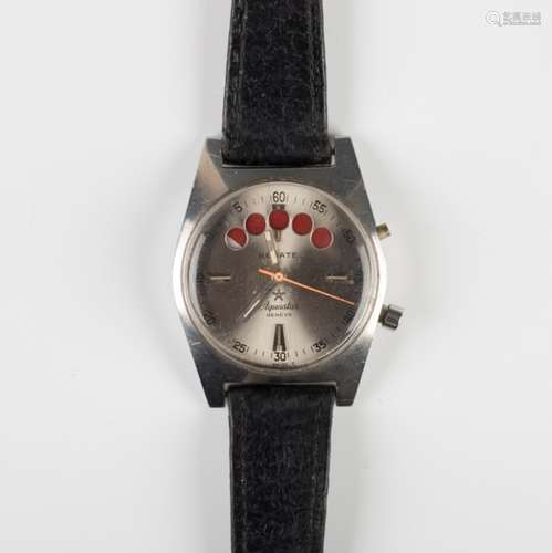 An Aquastar Regate Yacht Timer Automatic stainless steel cased gentleman's wristwatch, mid-1960s,