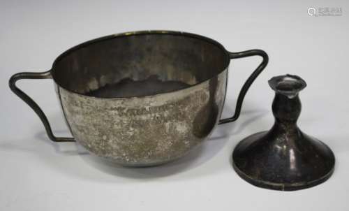 An Indian silver two-handled trophy cup, presentation inscribed 'Sind Point-to-Point Races 1923', by