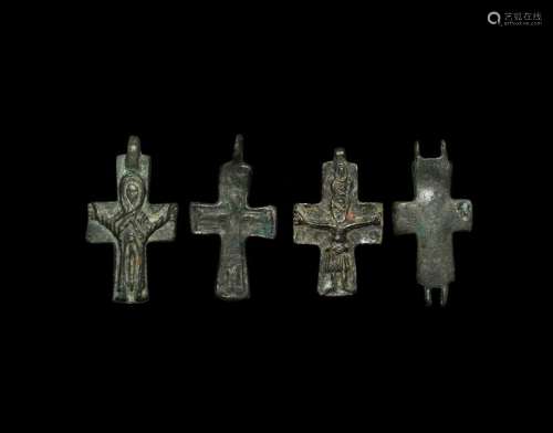 Byzantine Cross Pendant Group