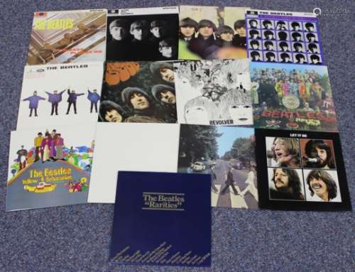A Blue Box Set of thirteen stereo LP records, 'The Beatles Collection', Parlophone BC 13.Buyer’s