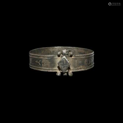 Byzantine Decorated Silver Bracelet