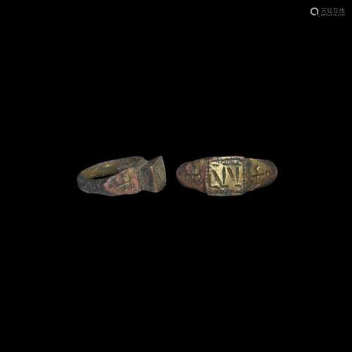 Byzantine Ring with Monogram