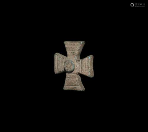 Byzantine Cruciform Stud