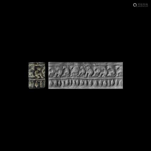 Western Asiatic Cylinder Seal with Frieze