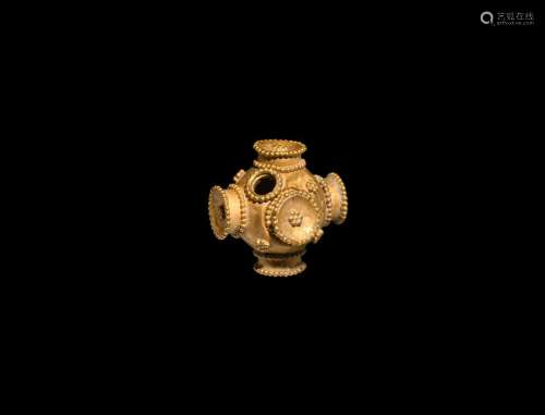 Western Asiatic Gold Bead