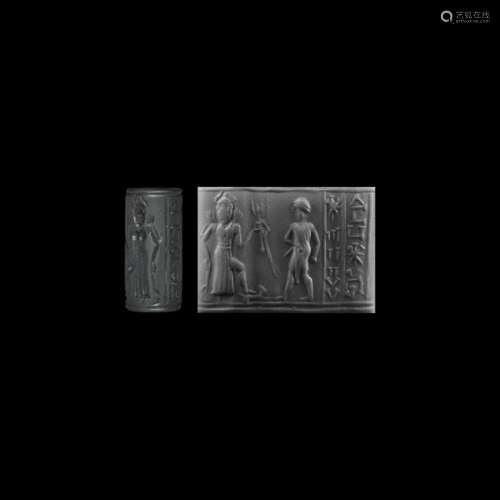 Western Asiatic Figural Cylinder Seal