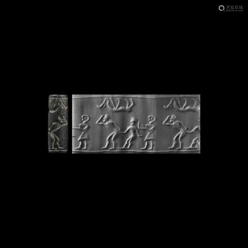 Western Asiatic Cylinder Seal with Figures