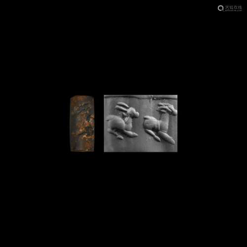 Western Asiatic Cylinder Seal with Goat