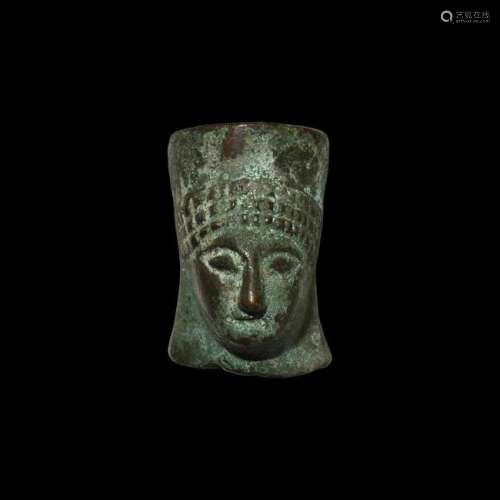 Western Asiatic Bronze Head