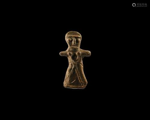 Western Asiatic Hittite Lead Idol