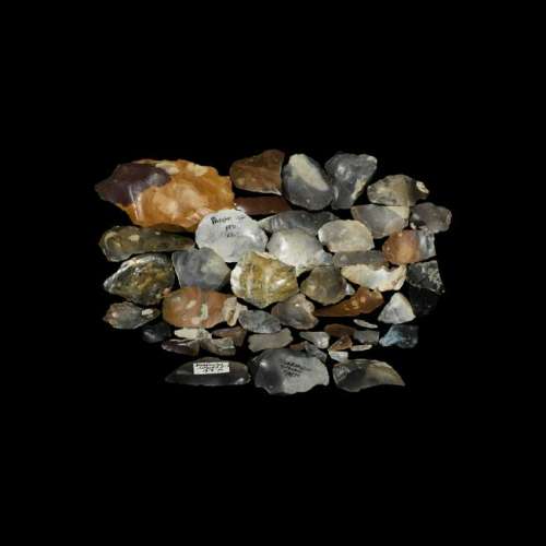 Stone Age British and Other Flint Tool Collection