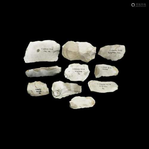 Stone Age Cissbury Ring Flint Tool Collection