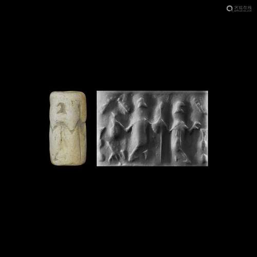 Western Asiatic Figural Cylinder Seal