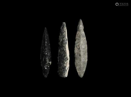 Stone Age Arrow Point Collection