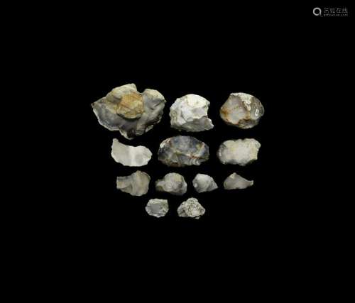 Stone Age Grimes Graves Flint Tool Collection