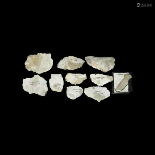 Stone Age Cissbury Ring Flint Tool Collection
