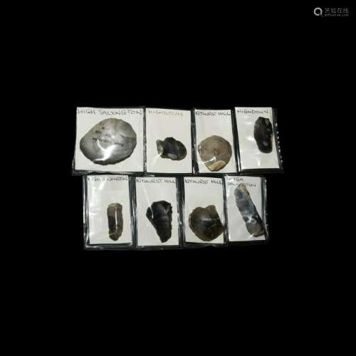 Stone Age Sussex Flint Tool Collection