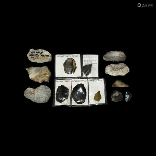 Stone Age Sussex Flint Tool Collection