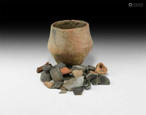 Neolithic Vessel and Shard Group