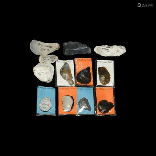 Stone Age British Flint Tool Collection
