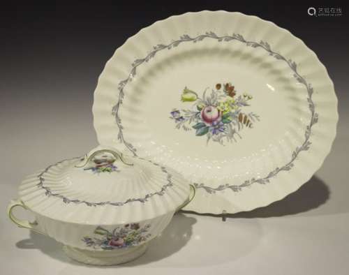 A Royal Doulton 'Chelsea Rose' pattern part service, including three tureens and covers, a large and