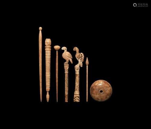 Western Asiatic Bone Pin Collection