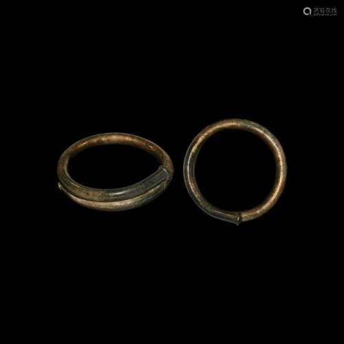 Very Large Bronze Age Decorated Arm-Ring