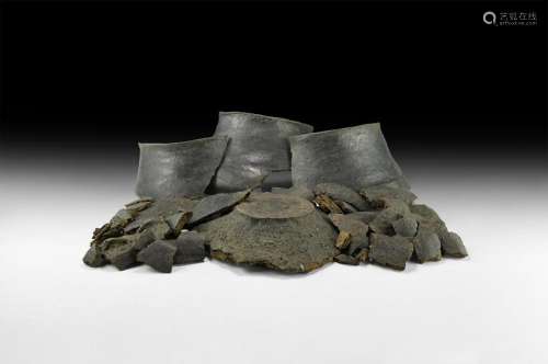 Large Bronze Age Vessel Fragment Group