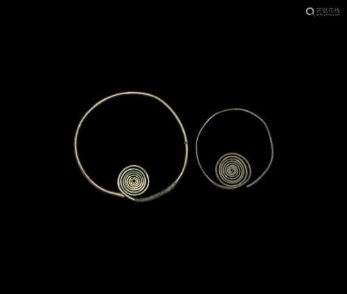 Bronze Age Spiral Bracelet Pair