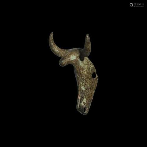 Iron Age Celtic Bull Head Mount