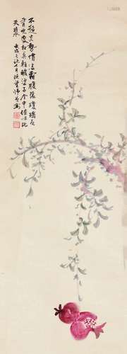 陈师曾 花卉 纸本 立轴