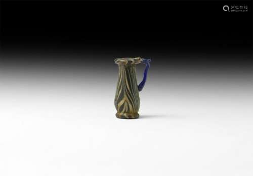 Post Medieval Roman Style Miniature Glass Jug