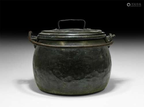 Post Medieval Victorian Copper Cauldron