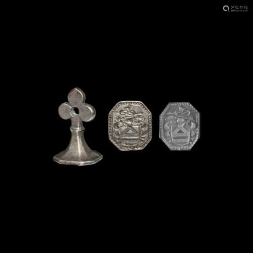 Post Medieval Silver Armorial Seal
