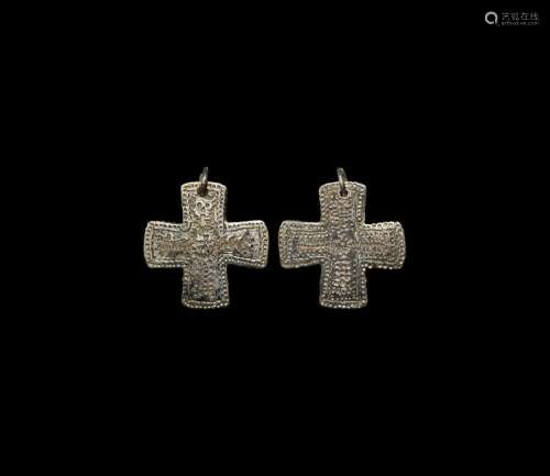 Viking Silver Cross Pendant