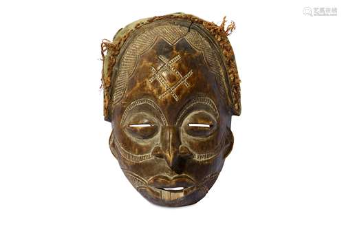 A CHOKWE WOOD MASK, DEMOCRATIC REPUBLIC OF CONGO