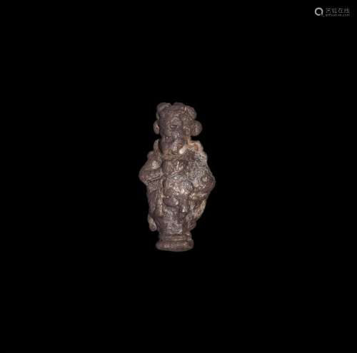 Post Medieval Silver Figural Mount