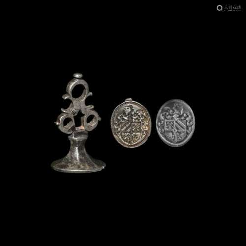 Post Medieval Armorial Silver Seal