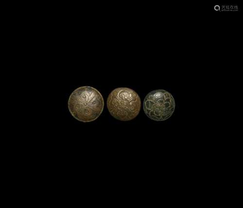 Post Medieval Cloak Button Collection