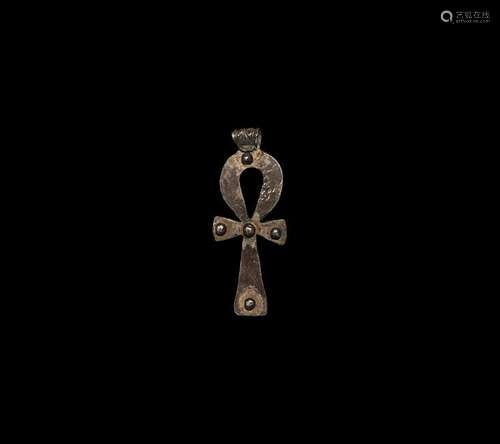 Post Medieval Silver Ankh Pendant