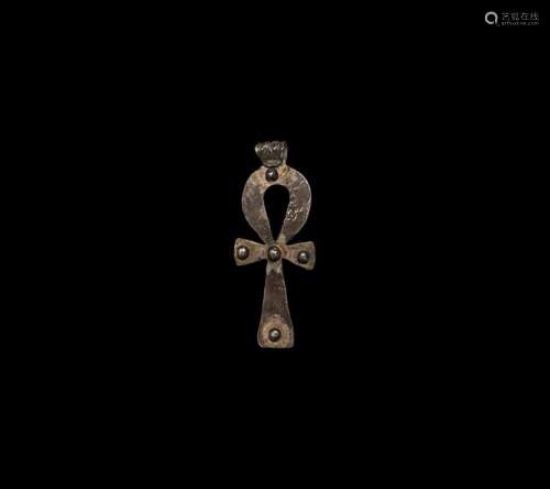 Post Medieval Silver Ankh Pendant